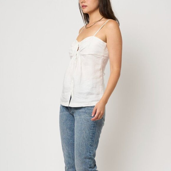 Joie Lavan Sleeveless Top 100% Linen, XL - Picture 5 of 7